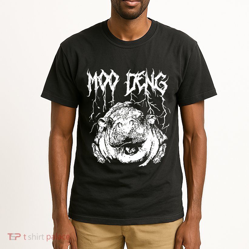 Vintage Moo Deng Meme Viral Internet Animal Tall T-Shirt