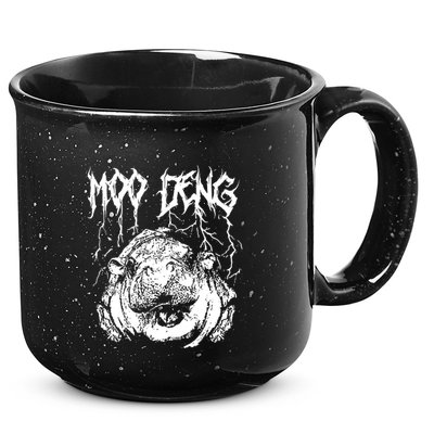 Vintage Moo Deng Meme Viral Internet Animal 15oz Campfire Ceramic Mug
