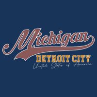 Vintage Michigan Detroit City Cooling Performance Crew T-Shirt