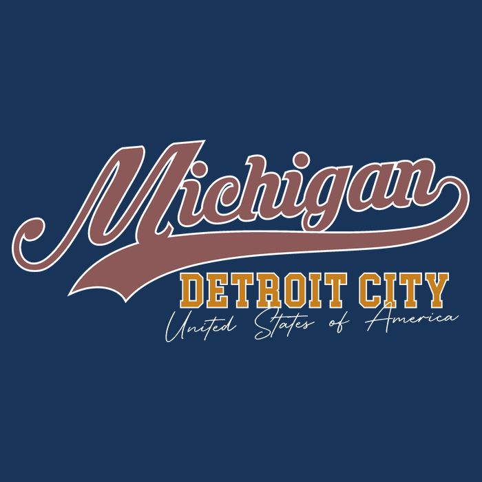 Vintage Michigan Detroit City Cooling Performance Crew T-Shirt