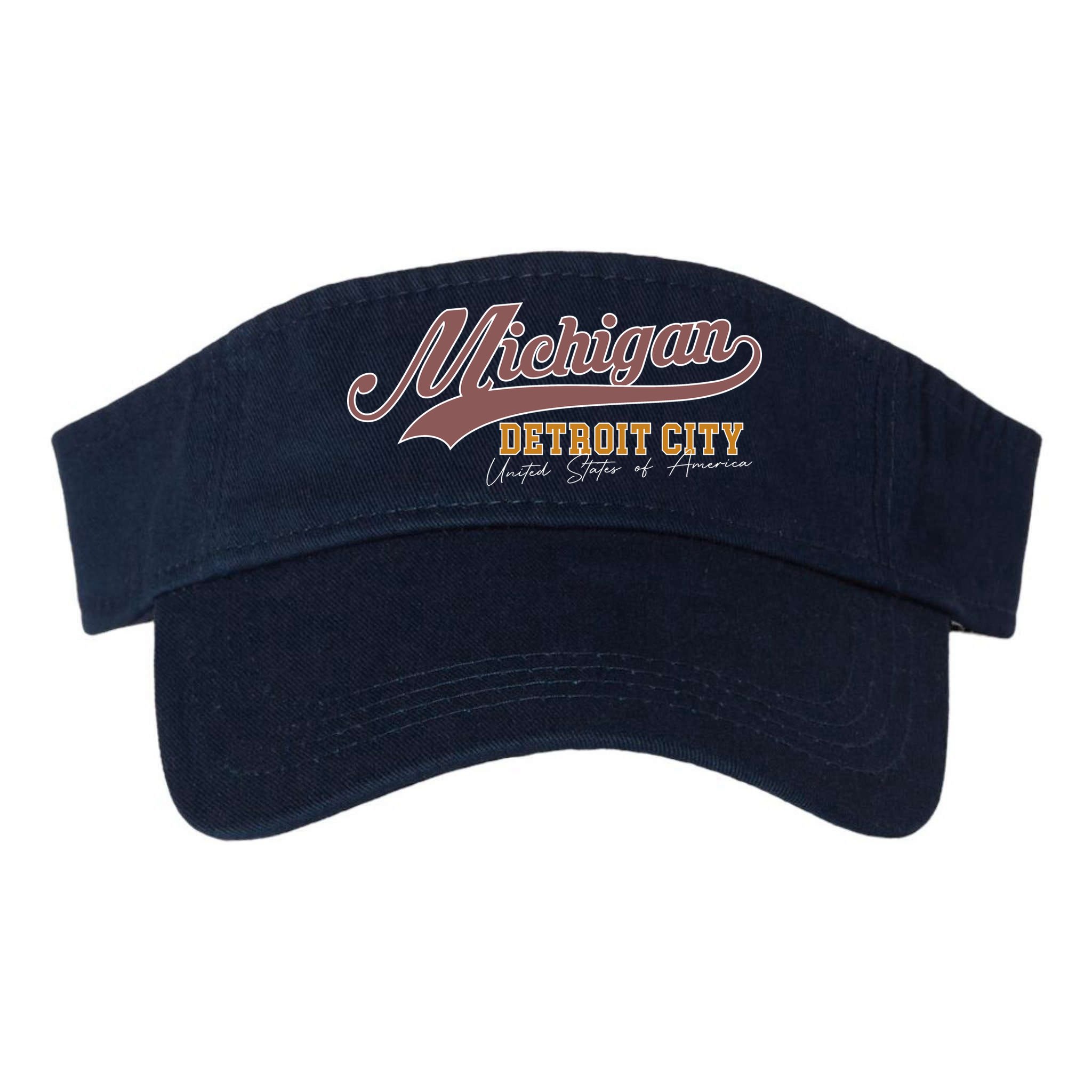 Vintage Michigan Detroit City Visor