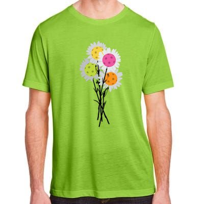 ValentineS MotherS Day Pickleball Flower Bouquet Pretty Cute Gift Adult ChromaSoft Performance T-Shirt