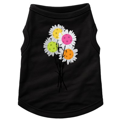 ValentineS MotherS Day Pickleball Flower Bouquet Pretty Cute Gift Doggie Tank