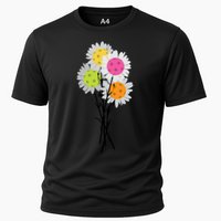 ValentineS MotherS Day Pickleball Flower Bouquet Pretty Cute Gift Performance Shirt