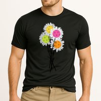 ValentineS MotherS Day Pickleball Flower Bouquet Pretty Cute Gift Performance Shirt