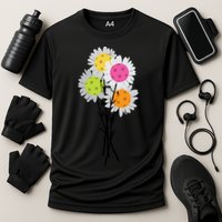 ValentineS MotherS Day Pickleball Flower Bouquet Pretty Cute Gift Performance Shirt