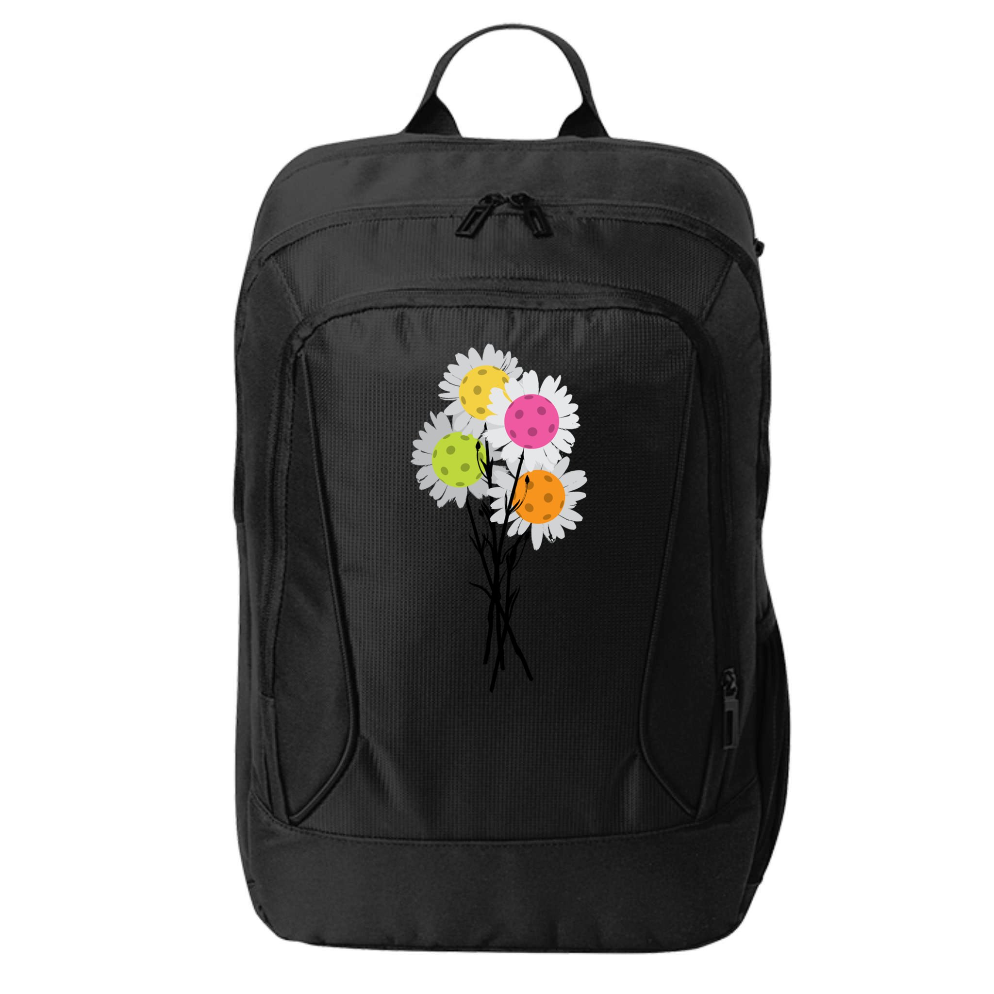 ValentineS MotherS Day Pickleball Flower Bouquet Pretty Cute Gift City Backpack