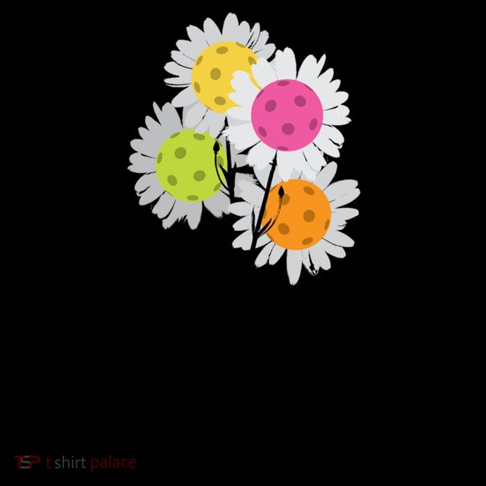 ValentineS MotherS Day Pickleball Flower Bouquet Pretty Cute Gift Flatbill Hat