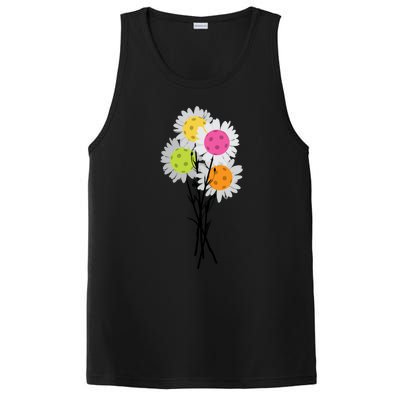 ValentineS MotherS Day Pickleball Flower Bouquet Pretty Cute Gift PosiCharge Competitor Tank