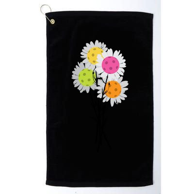 ValentineS MotherS Day Pickleball Flower Bouquet Pretty Cute Gift Golf Towel