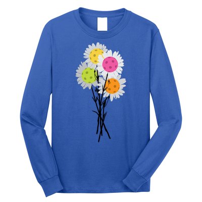 ValentineS MotherS Day Pickleball Flower Bouquet Pretty Cute Gift Long Sleeve Shirt