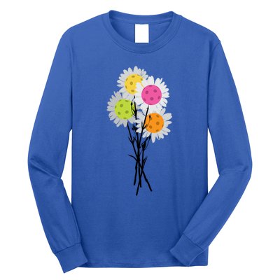 ValentineS MotherS Day Pickleball Flower Bouquet Pretty Cute Gift Long Sleeve Shirt