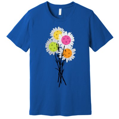 ValentineS MotherS Day Pickleball Flower Bouquet Pretty Cute Gift Premium T-Shirt