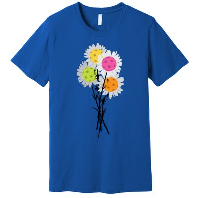 ValentineS MotherS Day Pickleball Flower Bouquet Pretty Cute Gift Premium T-Shirt