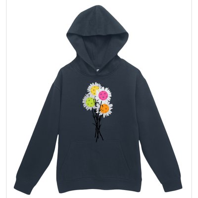 ValentineS MotherS Day Pickleball Flower Bouquet Pretty Cute Gift Urban Pullover Hoodie