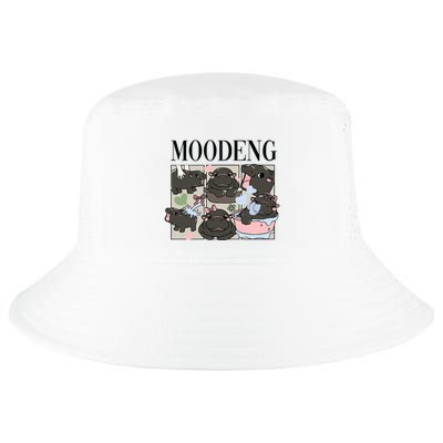 Vintage Moo Deng Bootleg Rap I Love Moo Deng Hippo Lover Cool Comfort Performance Bucket Hat