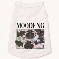 Vintage Moo Deng Bootleg Rap I Love Moo Deng Hippo Lover Doggie Tank