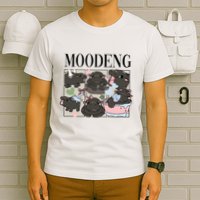 Vintage Moo Deng Bootleg Rap I Love Moo Deng Hippo Lover T-Shirt