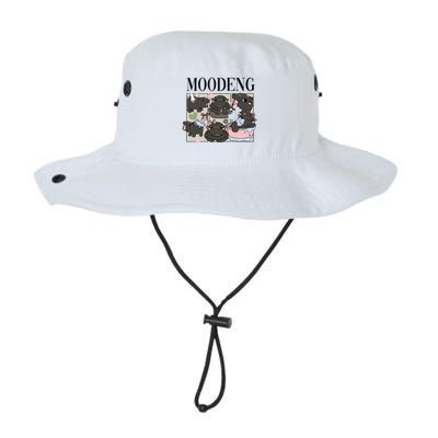 Vintage Moo Deng Bootleg Rap I Love Moo Deng Hippo Lover Bucket Hat