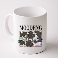 Vintage Moo Deng Bootleg Rap I Love Moo Deng Hippo Lover Mug