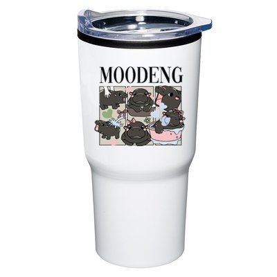 Vintage Moo Deng Bootleg Rap I Love Moo Deng Hippo Lover Tumbler