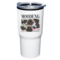 Vintage Moo Deng Bootleg Rap I Love Moo Deng Hippo Lover Tumbler