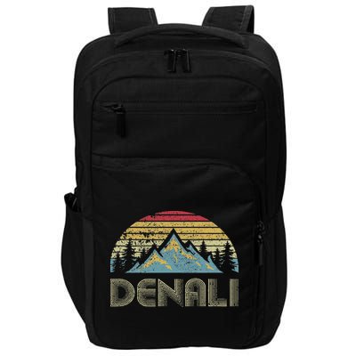 Vintage Mt. Denali National Park Alaska Mountain Impact Tech Backpack