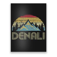 Vintage Mt. Denali National Park Alaska Mountain Poster