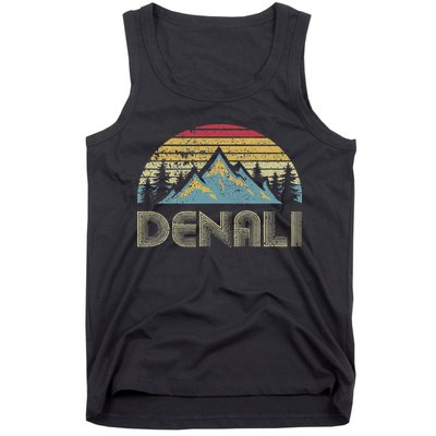 Vintage Mt. Denali National Park Alaska Mountain Tank Top