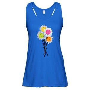 ValentineS MotherS Day Pickleball Flower Bouquet Pretty Gift Ladies Essential Flowy Tank