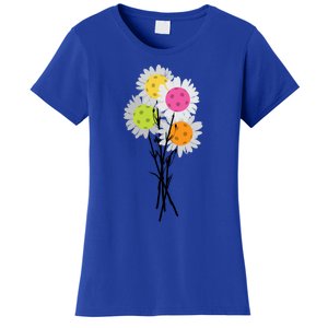 ValentineS MotherS Day Pickleball Flower Bouquet Pretty Gift Women's T-Shirt