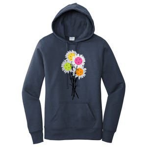 ValentineS MotherS Day Pickleball Flower Bouquet Pretty Gift Women's Pullover Hoodie