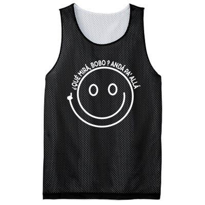 Viral Meme Design Qué Miras Bobo Qué Mira Bobo Mesh Reversible Basketball Jersey Tank