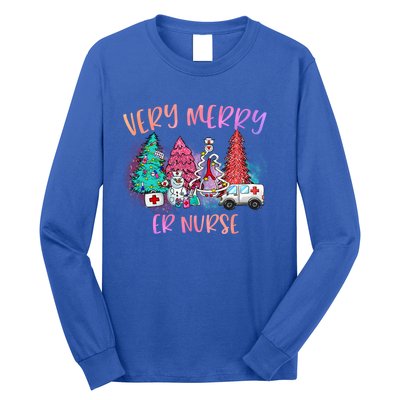 Very Merry Er Nurse Christmas Tree Emergency Room Nurse Xmas Meaningful Gift Long Sleeve Shirt