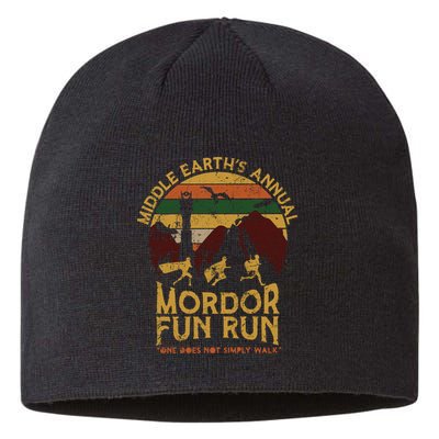 Vintage Middle Earth'S Annual Mordor Fun Run One Does Not Simply Walk Sustainable Beanie