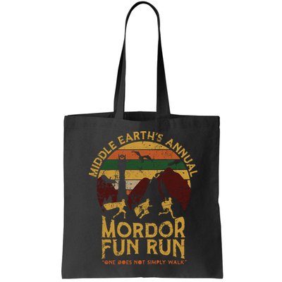 Vintage Middle Earth'S Annual Mordor Fun Run One Does Not Simply Walk Bag