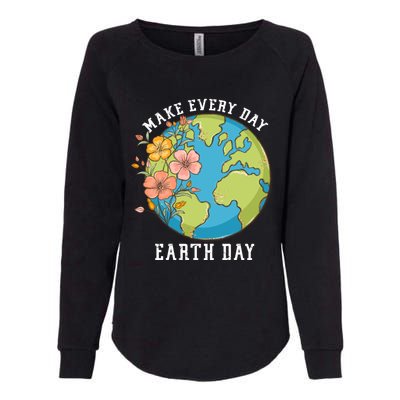 Vintage Make Everyday Earth Day Great Gift Womens California Wash Sweatshirt