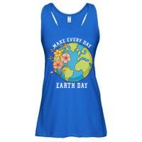 Vintage Make Everyday Earth Day Great Gift Ladies Essential Flowy Tank