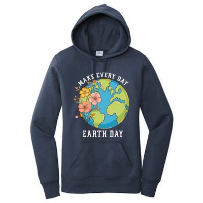 Vintage Make Everyday Earth Day Great Gift Women's Pullover Hoodie