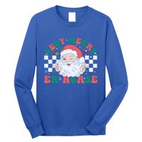 Very Merry Er Nurse Santa Christmas Retro Xmas Nursing Great Gift Long Sleeve Shirt