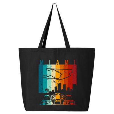 Vintage Miami Formula Racing Track Circuit Fan 25L Jumbo Tote