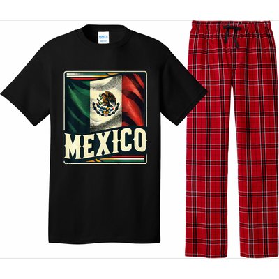 Vintage Mexican Flag Pride Mexico Pajama Set