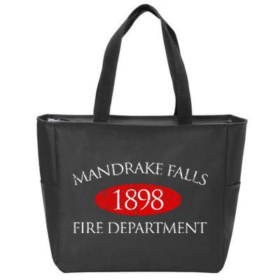 Vintage Mandrake Falls Fire Department Zip Tote Bag