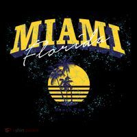 Vintage Miami Florida Beach Fun Tall T-Shirt