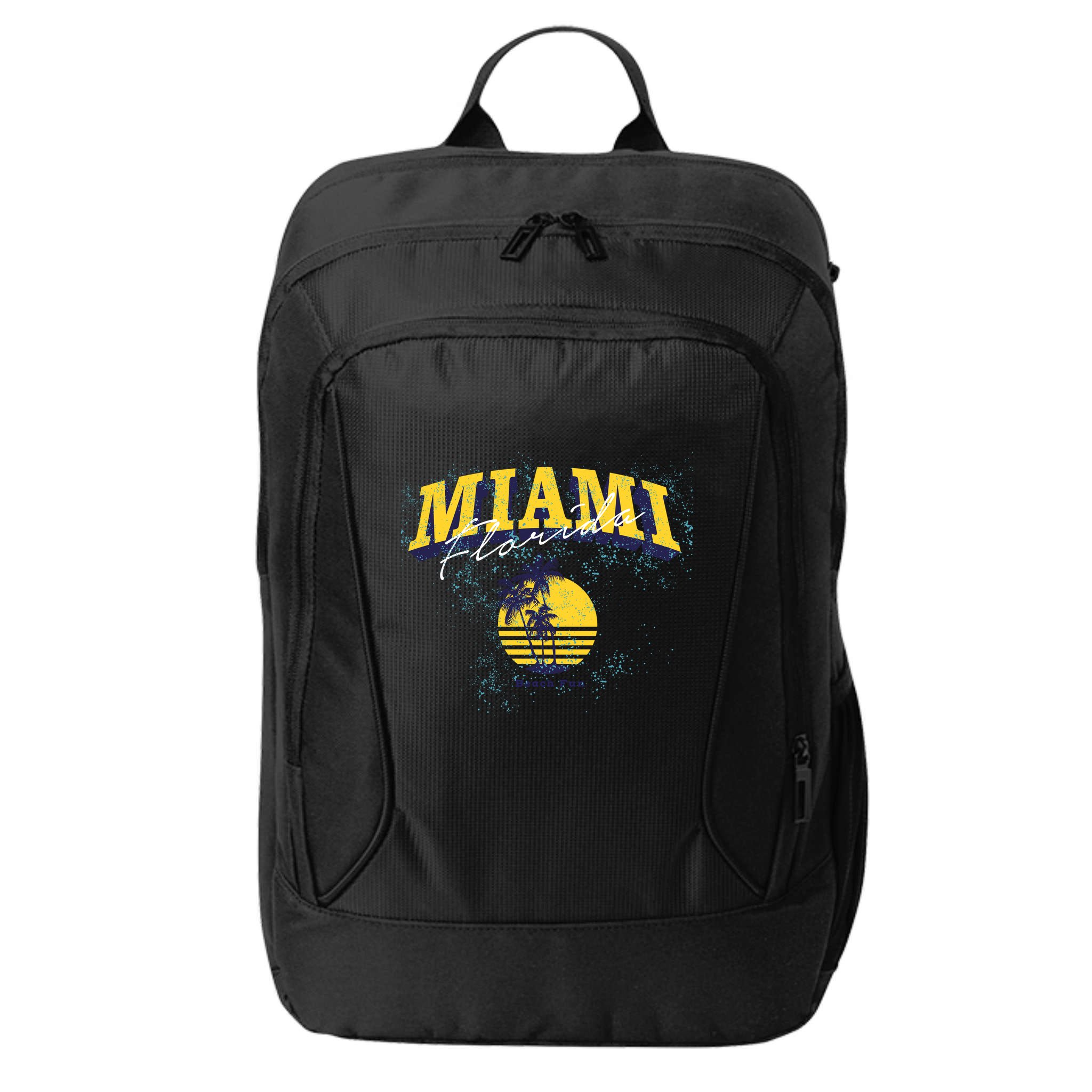 Vintage Miami Florida Beach Fun City Backpack