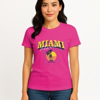 Vintage Miami Florida Beach Fun Womens T-Shirt