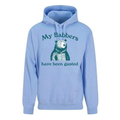 Vintage My Flabbers Have Been Gasted Funny Bear Saying Quote Unisex Surf Hoodie