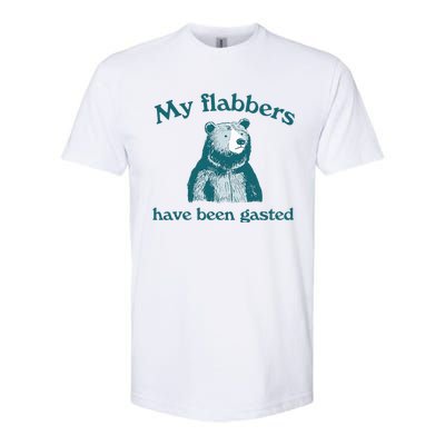 Vintage My Flabbers Have Been Gasted Funny Bear Saying Quote Softstyle CVC T-Shirt