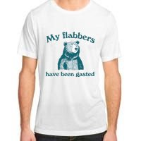 Vintage My Flabbers Have Been Gasted Funny Bear Saying Quote Adult ChromaSoft Performance T-Shirt