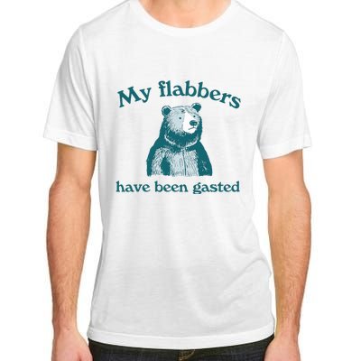 Vintage My Flabbers Have Been Gasted Funny Bear Saying Quote Adult ChromaSoft Performance T-Shirt